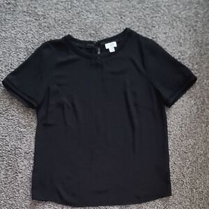 J. Crew Classic Black Short Sleeve Tee